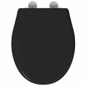 VidaXL Deska toaletowa Czarny 47 x 37 x 4 cm Duroplast