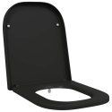 VidaXL Deska toaletowa Czarny 47,5 x 35 x 3,6 cm Duroplast