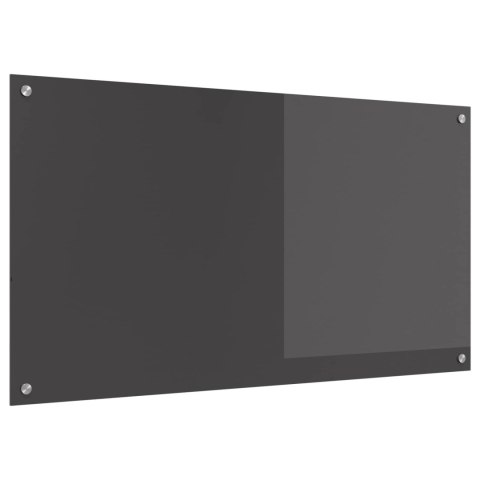 VidaXL Panel kuchenny Ciemnoszary 110 x 60 cm szkło hartowane