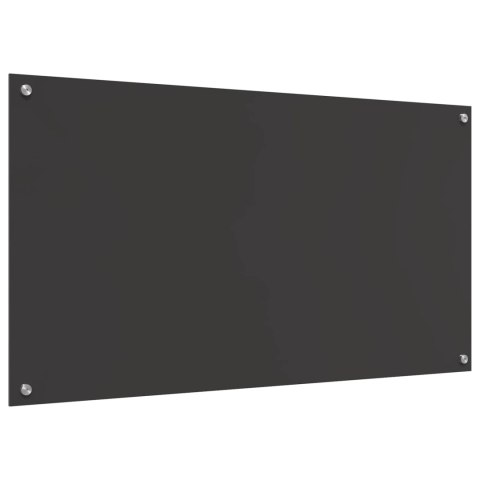 VidaXL Panel kuchenny Ciemnoszary 110 x 60 cm szkło hartowane