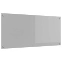 VidaXL Panel kuchenny Jasnoszary 110 x 50 cm szkło hartowane