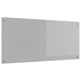 VidaXL Panel kuchenny Jasnoszary 110 x 50 cm szkło hartowane