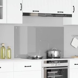 VidaXL Panel kuchenny Jasnoszary 110 x 60 cm szkło hartowane