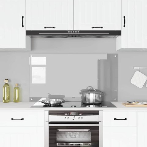 VidaXL Panel kuchenny Jasnoszary 110 x 60 cm szkło hartowane