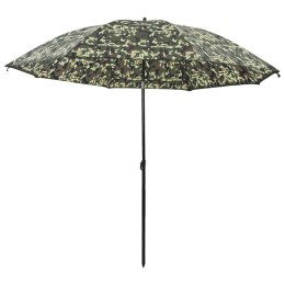 VidaXL Parasol wędkarski 218 x 185 cm Poliester Oxford Moro