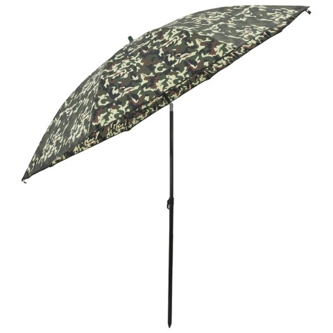 VidaXL Parasol wędkarski 218 x 185 cm Poliester Oxford Moro