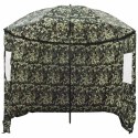 VidaXL Parasol wędkarski 218 x 185 cm Poliester Oxford Moro