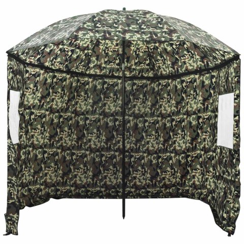 VidaXL Parasol wędkarski 218 x 185 cm Poliester Oxford Moro