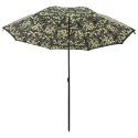 PARASOL WĘDKARSKI 290 X 225 CM POLIESTER OXFORD MORO