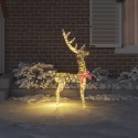 VidaXL 3D Renifer 140 LED Ciepła biel 128 cm PET