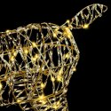 VidaXL 3D Renifer 140 LED Ciepła biel 128 cm PET
