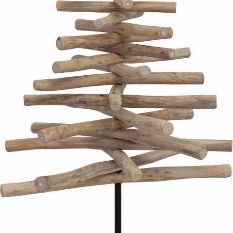 VidaXL Choinka brązowy 120 cm Lite drewno tekowe