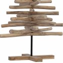 VidaXL Choinka brązowy 120 cm Lite drewno tekowe