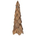 VidaXL Choinka z podstawą Brązowy 80 cm Lite drewno tekowe