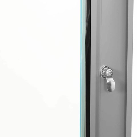 SZAFA SIECIOWA Z PRZECHOWYWANIEM SZARY 53 X 35 X 21 CM STAL