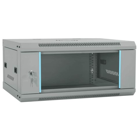 SZAFA SIECIOWA Z PRZECHOWYWANIEM SZARY 60 X 35 X 28 CM STAL