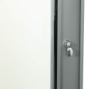 SZAFA SIECIOWA Z PRZECHOWYWANIEM SZARY 60 X 35 X 28 CM STAL