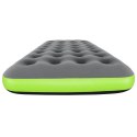 Bestway Materac powietrzny 1-osobowy 188 x 99 x 22 cm Szary i zielony