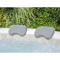 Bestway Poduszka do kąpieli spa 2 szt. Stal i PVC Szary