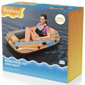 Bestway Pontoon dmuchany pomarańczowy 162 x 96 cm PVC