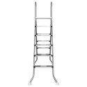 VidaXL Drabina do basenu nadziemnego 224 x 175 cm 5-stopniowy