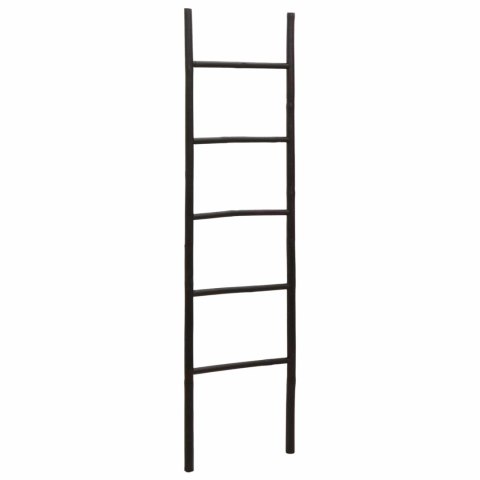 VidaXL Drabina na Koc Czarny 40 x 150 cm Bambus