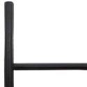 DRABINA NA KOC CZARNY 50 X 190 CM BAMBUS