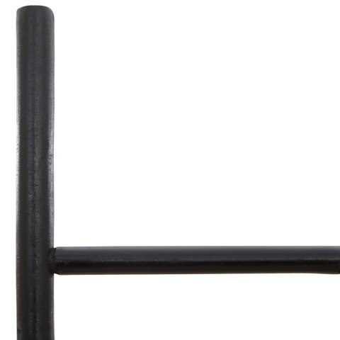 DRABINA NA KOC CZARNY 50 X 190 CM BAMBUS