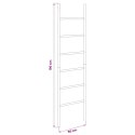 DRABINA NA KOC CZARNY 50 X 190 CM BAMBUS