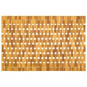 VidaXL Dywaniki łazienkowe naturalny 65 x 100 cm Lite Drewno Akacji