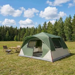 VidaXL Namiot Instant 10-osobowy zielony Poliester i Stal
