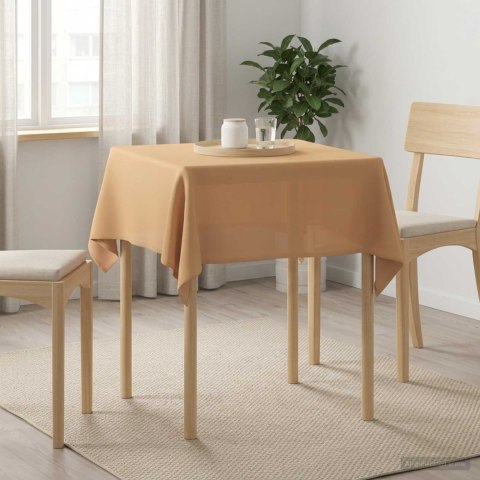 VidaXL Obrus stołowy Kwadrat Beżowy 110 x 110 cm Poliester