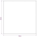 VidaXL Obrus stołowy Kwadrat Beżowy 110 x 110 cm Poliester
