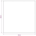 VidaXL Obrus stołowy Kwadrat Biały 140 x 140 cm Poliester