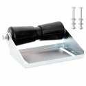 VidaXL Rolki przyczepy do łodzi z uchwytem 25,4 cm Stal ocynkowana