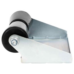 VidaXL Rolki przyczepy do łodzi z uchwytem 25,4 cm Stal ocynkowana