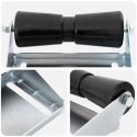 VidaXL Rolki przyczepy do łodzi z uchwytem 25,4 cm Stal ocynkowana