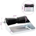 VidaXL Rolki przyczepy do łodzi z uchwytem 25,4 cm Stal ocynkowana