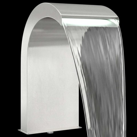 KASKADA DO BASENU Z LED STAL NIERDZEWNA 304 45 X 30 X 65 CM