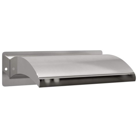 VidaXL Kaskada do basenu z LED Stal nierdzewna 304 51 x 26 x 13 cm