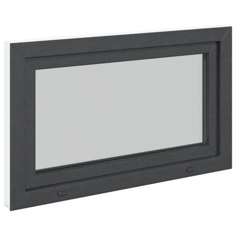 VidaXL Biała wewnętrzna kolor okna piwnicznego RISOR 100 x 60 cm