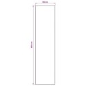 VidaXL Chodnik dywanowy LESAKA Czarny i biały 50 x 200 cm