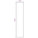 VidaXL Chodnik dywanowy LESAKA Czarny i biały 50 x 250 cm