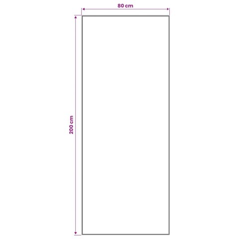VidaXL Chodnik dywanowy LESAKA Czarny i biały 80 x 200 cm