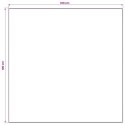 VidaXL Chodnik dywanowy LESAKA Czarny i złoto 100 x 100 cm