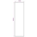 VidaXL Chodnik dywanowy LESAKA Czarny i złoto 80 x 300 cm