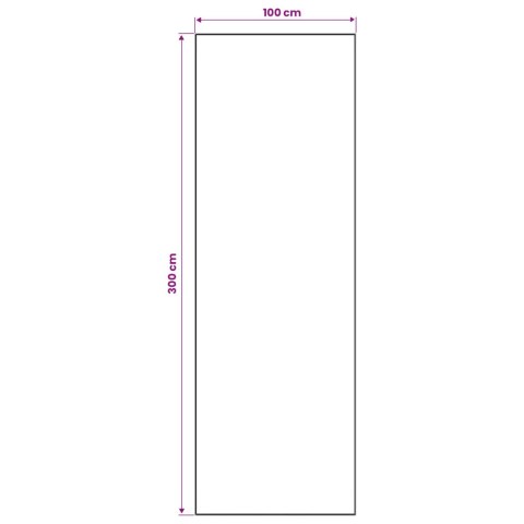 VidaXL Chodnik dywanowy LESAKA brązowy 100 x 300 cm Aksamit diamentowy