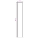 VidaXL Chodnik dywanowy ORIZ 1150 gsm Czarny wzór siatkowy