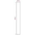VidaXL Chodnik dywanowy ORIZ 1150 gsm Czarny wzór siatkowy