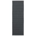 VidaXL Chodnik dywanowy ORIZ 1150 gsm Czarny wzór siatkowy